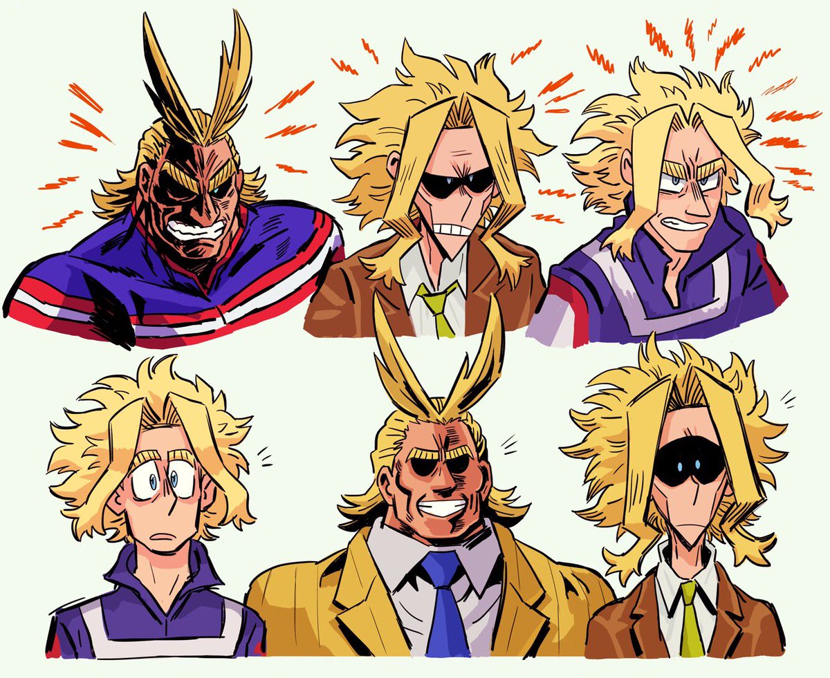 all might faces pt. 