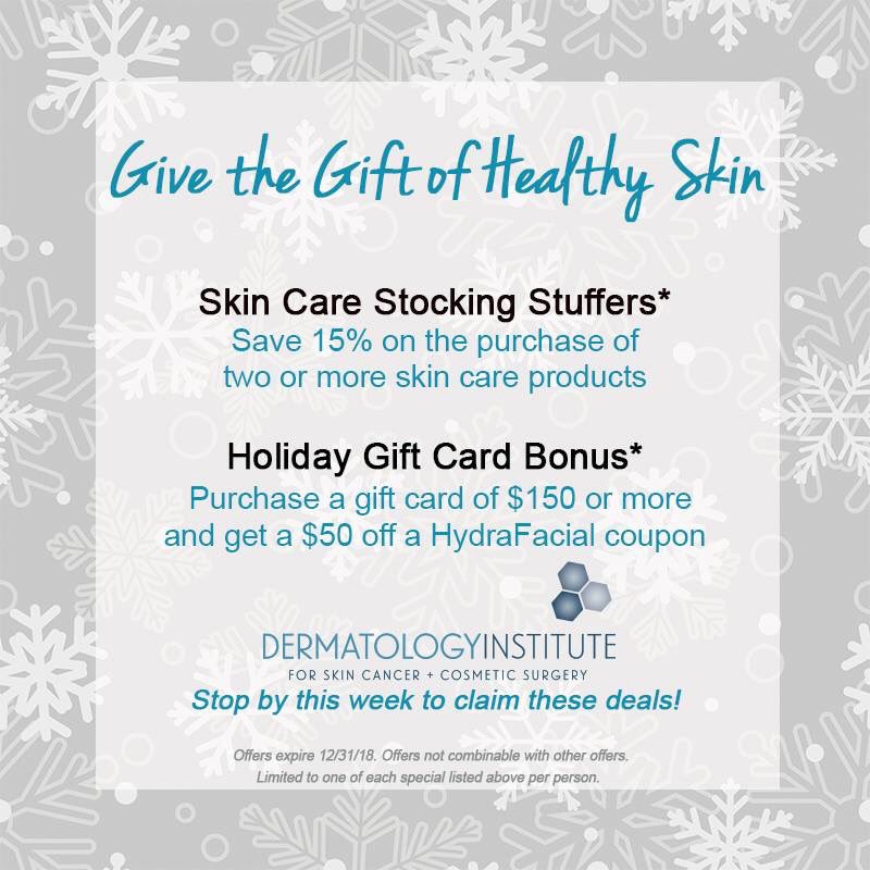 DermInstituteGA's tweet photo. Need a last minute gift! Skin care products and gift cards are always appreciated! Plus, purchase a gift card and save $50 off a HydraFacial in January. Stop by our office in #Newnan or #Lagrange. 770-400-8400 

#dermatologyga #giftideas #drdavidharvey #drevanmichael #skincare https://t.co/Q0Jl1UbrH0