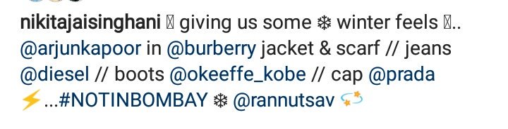 ArjunKapoorCafe's tweet photo. [NEW] Our Boy keeping it simple n Hawwt (&amp; obviously keeping himself warm😀) in this @Burberry Jacket &amp; Scarf at #RannUtsav today!😍🙌🔥🔥 #Sharpish #Dishy 💃💥😉
Loving the look💖💖
@arjunk26 pls smile na!🙄🙏🏻 
Styled by Nikita Jaisinghani👌👏
#StyleFile https://t.co/UsUReILCAL