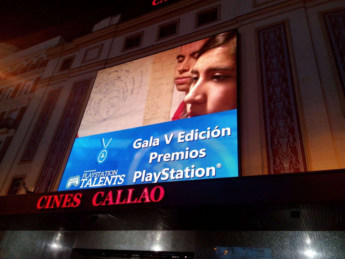 Ya estamos a punto de entrar a <a href="/cines_callao/">Cines Callao</a> para la gala de los #pstalents!