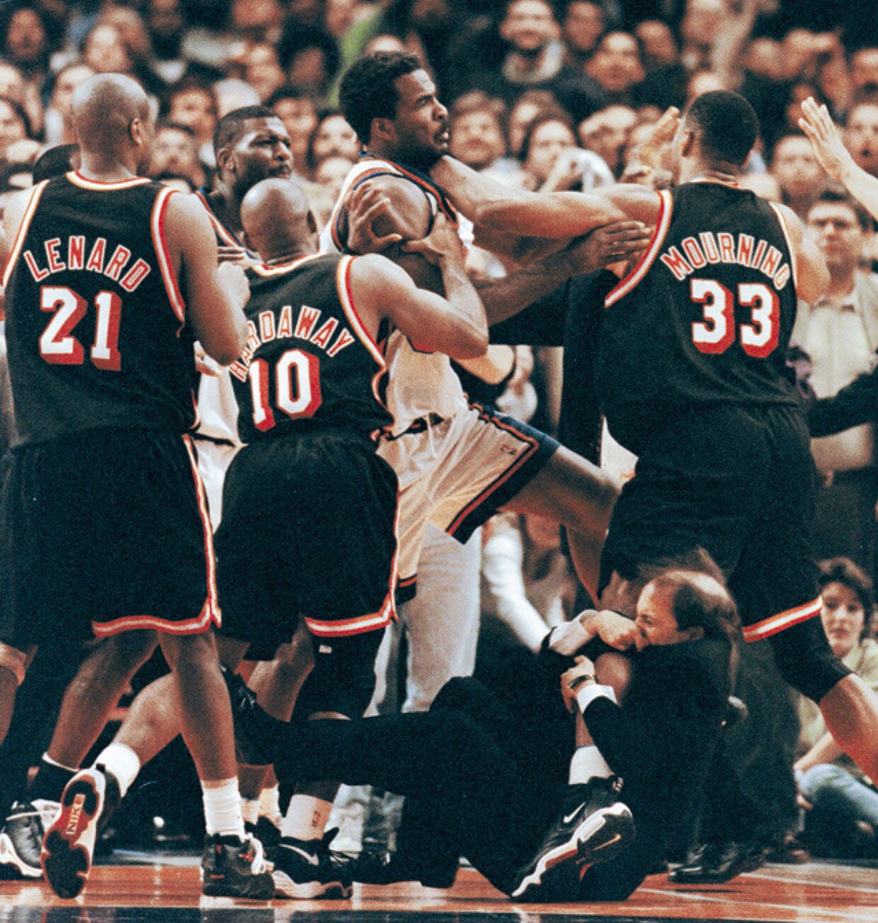(1998) Charles Oakley vs. Everybody! 

Happy birthday, Oak! 