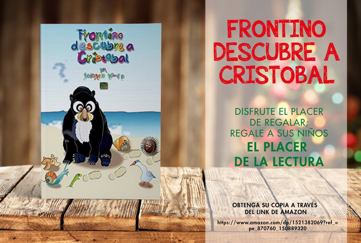 pinineco's tweet photo. DISFRUTE DE EL PLACER DE REGALAR. REGALE A SUS NIÑOS EL PLACER DE LA LECTURA.
FRONTINO DESCUBRE A CRISTOBAL. 
Versión impresa en el siguiente link: https://t.co/AZXB4IvNyb… 
Descarga la versión KINDLE en el siguiente link: https://t.co/lz9o0ox19l 
#cuentosinfantiles #frontino https://t.co/WYdSWUzGOM