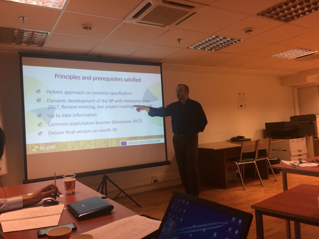 Manolis Tsantakis (ETAM SA) briefing on WP5 and details of the Dissemination and Exploitation of RECAP...
#RECAP #remote_sensing #agricultural_sector #environment #CAP #new_CAP #CAP_simplification #paying_agencies #agricultural_consultants #CwRS