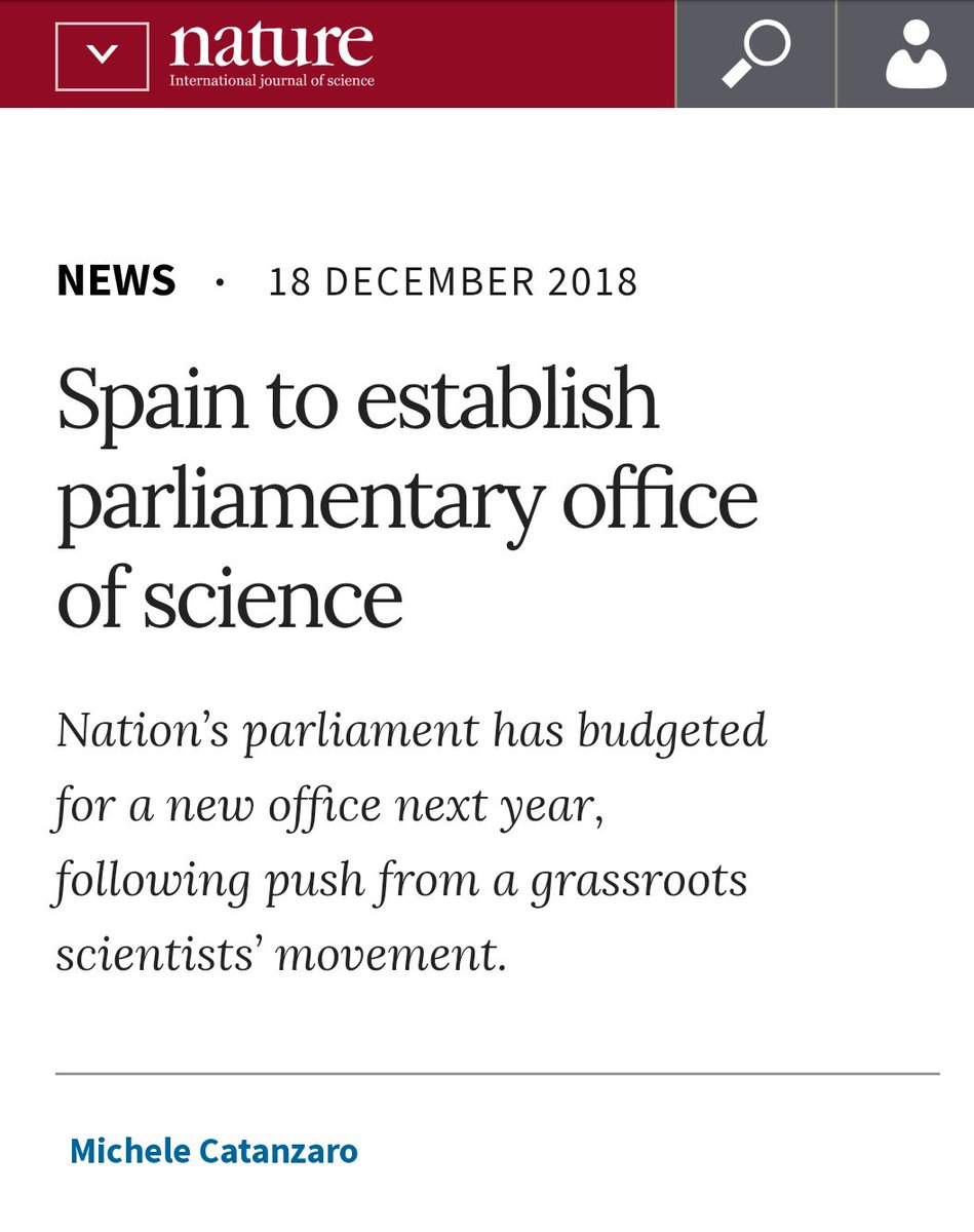 Cienciamento's tweet photo. La revista @Nature destaca la creación de una oficina de asesoramiento científico en @Congreso_Es y el impulso llevado a cabo por la iniciativa #CienciaenelParlamento👏👏 https://t.co/yXMlWPFgLW https://t.co/tWpmxFb6Cq