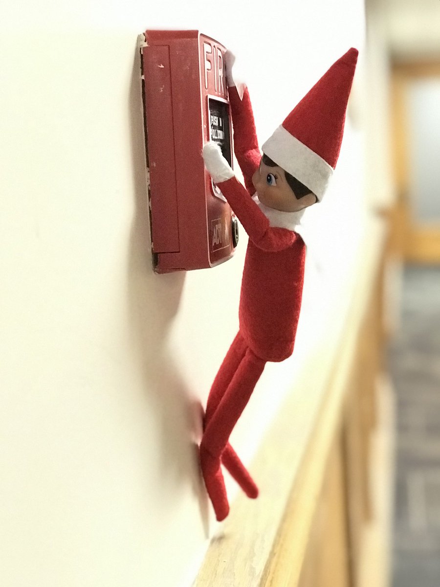 AlgonquinS4Kids's tweet photo. ASK got into a little bit of trouble last night #ElfontheShelf #ElfThings https://t.co/BxhXx78Drh