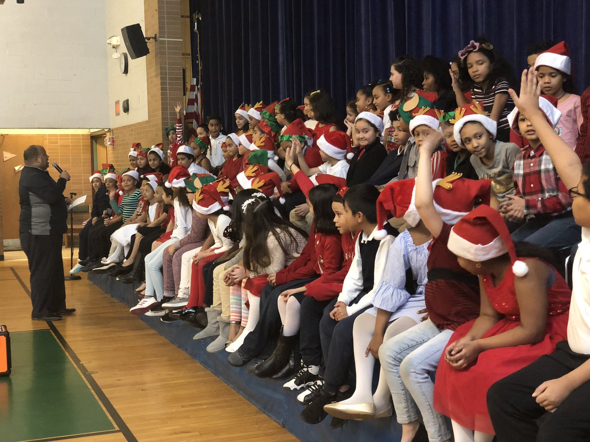 kate2pointoh's tweet photo. Mayor @danrivera01843 attending the 3rd Grade Holiday Concert at the A.B. Bruce School. The students and faculty raised $700 for the #MVgasfire victims fund! #makelawrencebetter https://t.co/FR9XpEkoFe