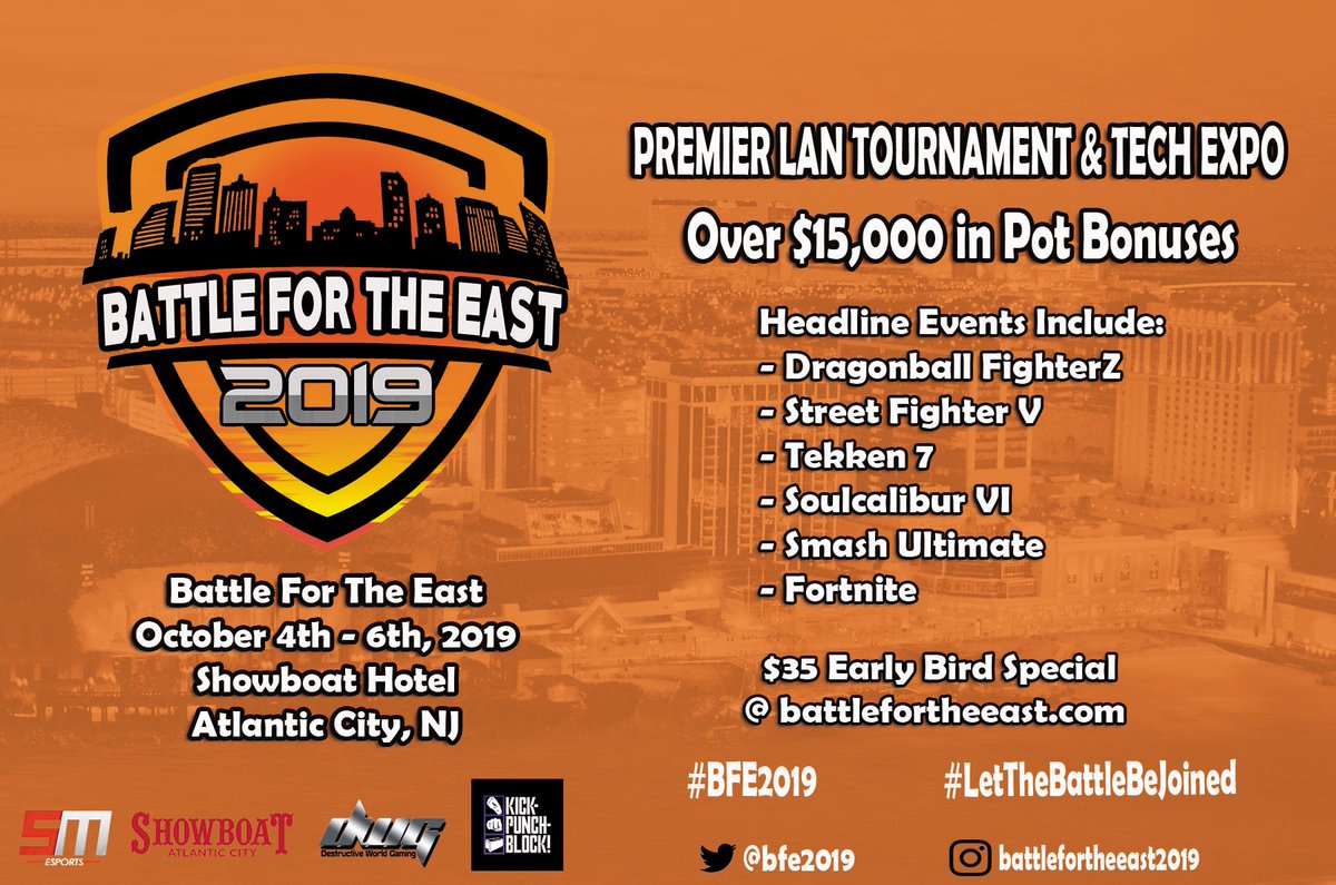 _Hafee's tweet photo. Early Bird Special going on @ https://t.co/bDXuICkCIB!! #bfe2019 #fortnite #SmashUltimate #dbfz #kpblive #dwg #smeports #tekken7 #SoulCalibur6 #sfv https://t.co/th3lFLp5A9