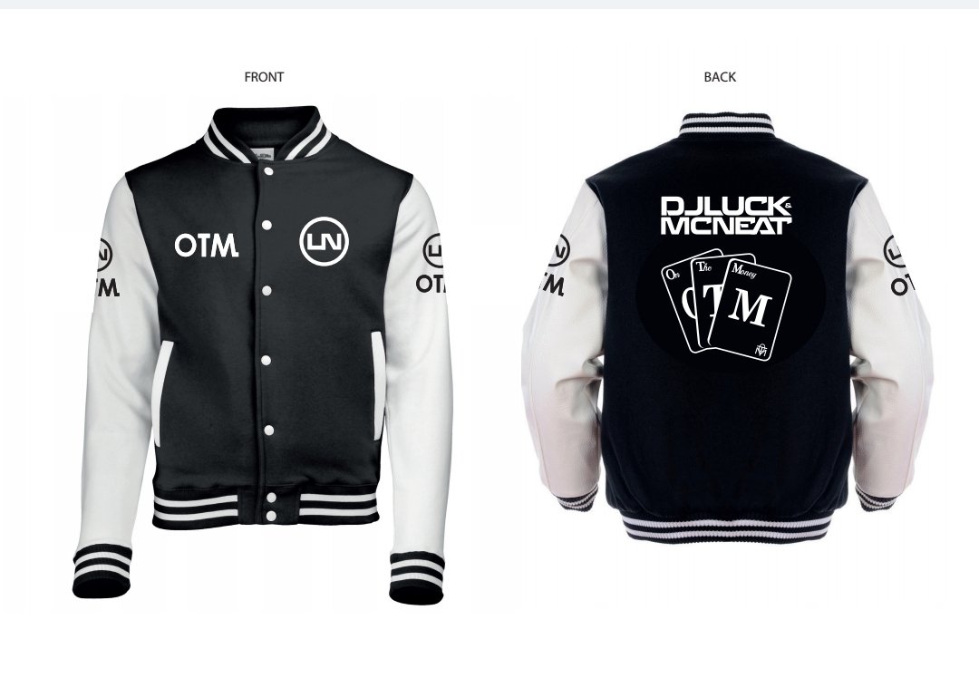 DJ Luck & MC Neat (@lucknneat) on Twitter photo DJ Luck & MC Neat x <a href="/otmwear/">OnTheMoney</a> Varsity Jacket Now On Sale! ππΌππΌ
Grab One Here ππΌ on-the-money.myshopify.com/products/otm-dβ¦ DJ Luck & MC Neat x <a href="/otmwear/">OnTheMoney</a> Varsity Jacket Now On Sale! ππΌππΌ
Grab One Here ππΌ on-the-money.myshopify.com/products/otm-dβ¦