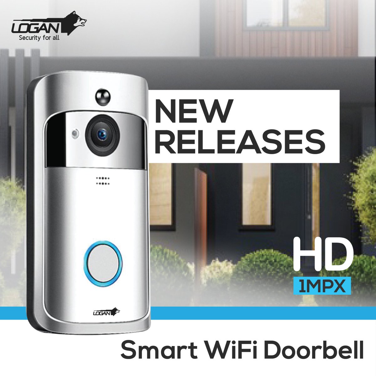 logan_camera's tweet photo. Logan brings you our new releases. The new generation of door bell is here. 
.
.
#CCTV #SecuritySystem #Camera #DVR #VideoSurveillance #Security #LOGAN #NewReleases https://t.co/3BlcZvsET7