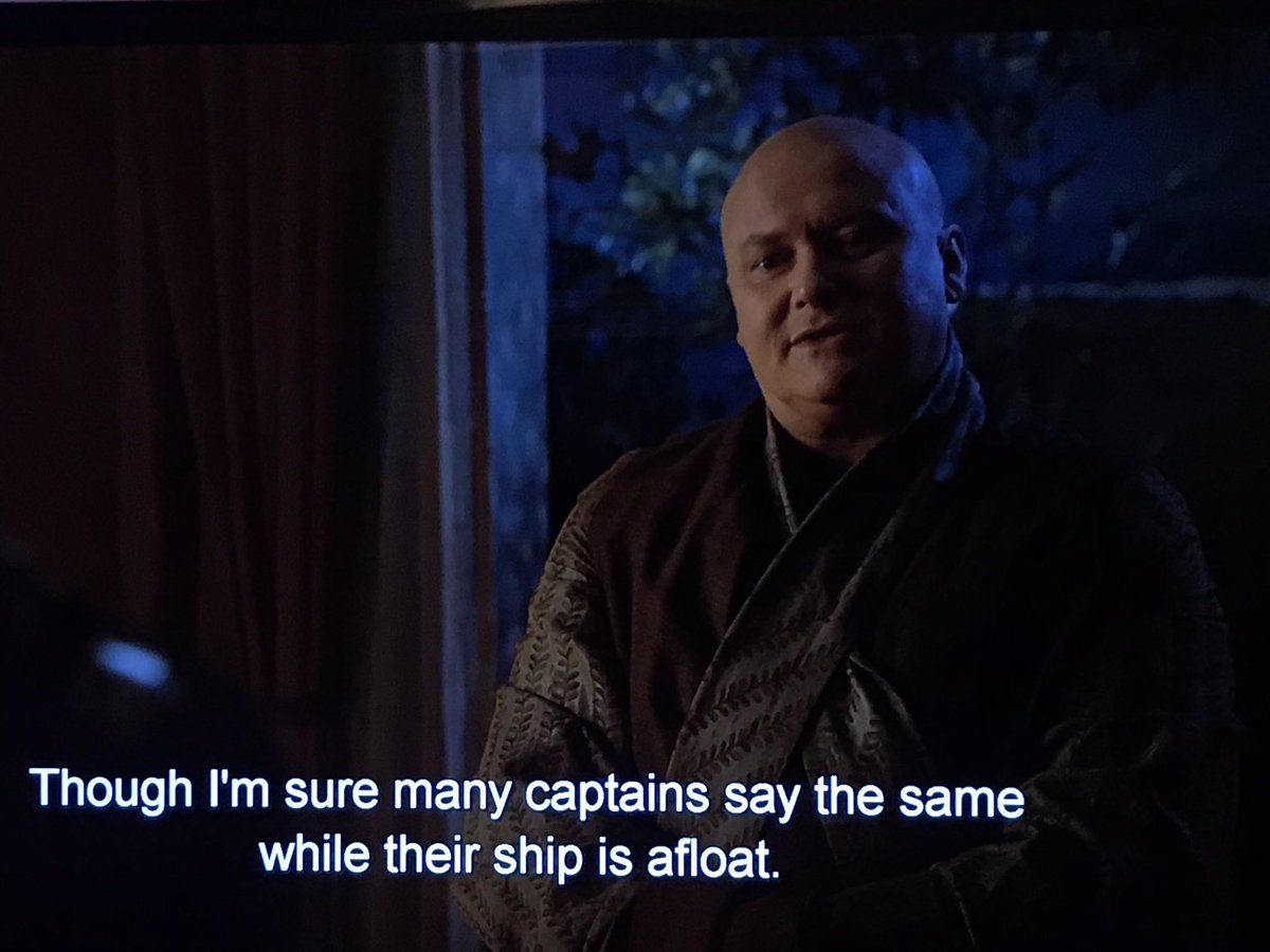 حكمة رقم ٣٧:كل قبطان سيدّعي أنه لن يدع السفينة تغرق بدونه...