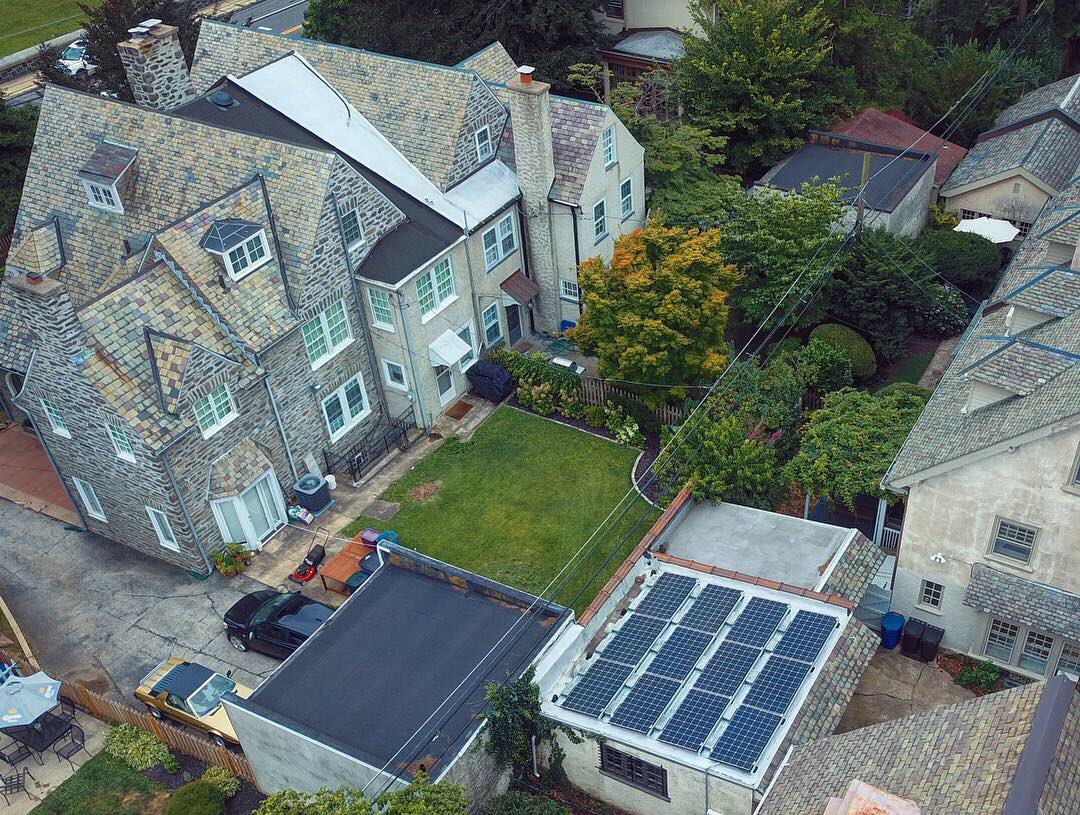 SolarStates's tweet photo. For this #transformationtuesday we’re throwing it back to the long summer days, and that time we got to install solar in a Harry Potter like neighborhood. You know what bills these customers aren’t worrying about? Their electric bills 😎 #solarizephilly #findyourpower https://t.co/QXeIYfmFIN