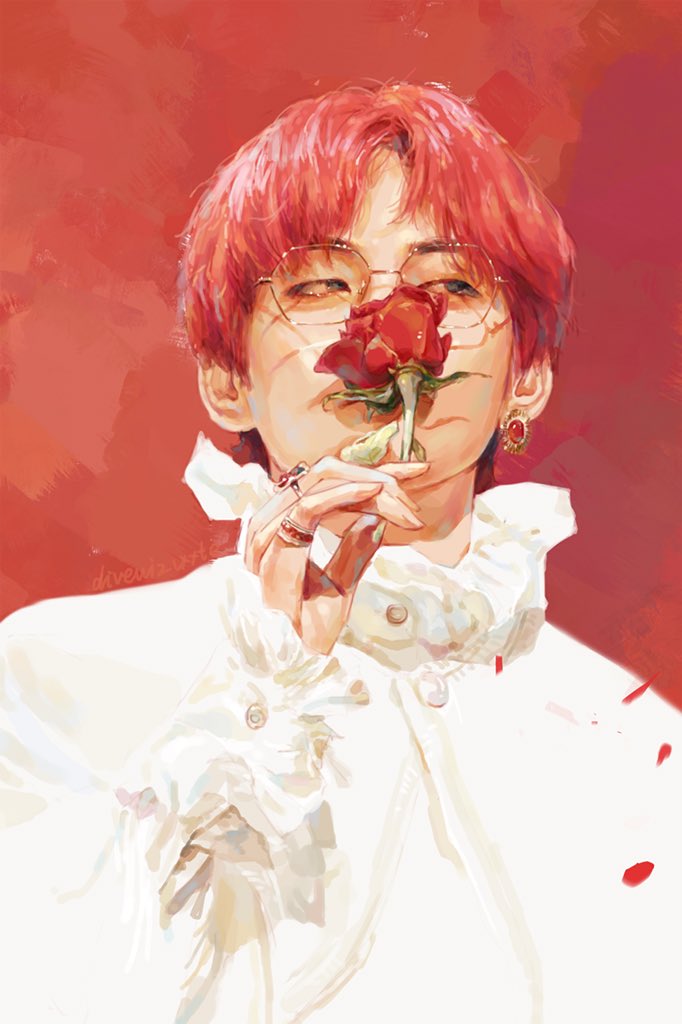 divewizvxxte's tweet photo. red flavor #뷔 #태형 @BTS_twt

📸：@_nuna_V https://t.co/MoSIYwqLoZ