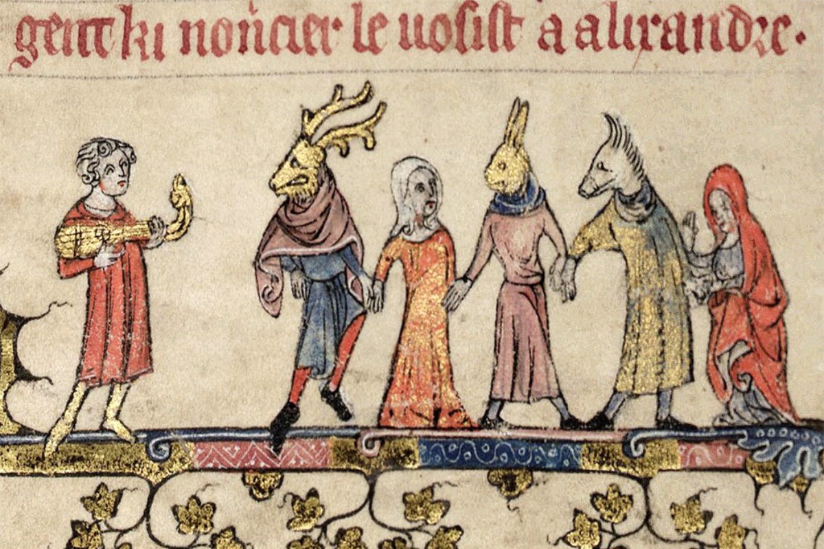alridenour's tweet photo. I'll be giving a museum talk Sat 12/22: Medieval pagan roots of our modern Christmas.  Christina Linhardt &amp; Tuba Heatherton share tragic &amp; bawdy medieval songs. Drop ins by a spooky Welsh Christmas mumming figure &amp; the Krampus! https://t.co/Ch6iV09Qo4 https://t.co/4o8LMqgREU