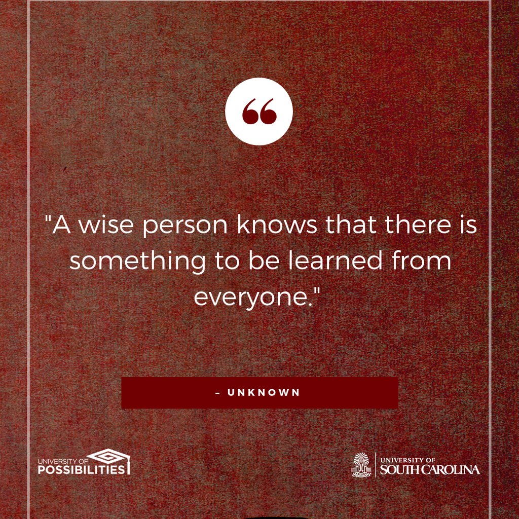 UofPoss's tweet photo. Students, understand there is a lesson learned from everyone you meet and everything you do.  #preppower #universityofpossibilities #usc #possibletogether #collegeprep #college #leadonpurpose #lifeafter #getready #imaginethepossibilities #southcarolina #mycollegeletter https://t.co/2JDCM31Zp6