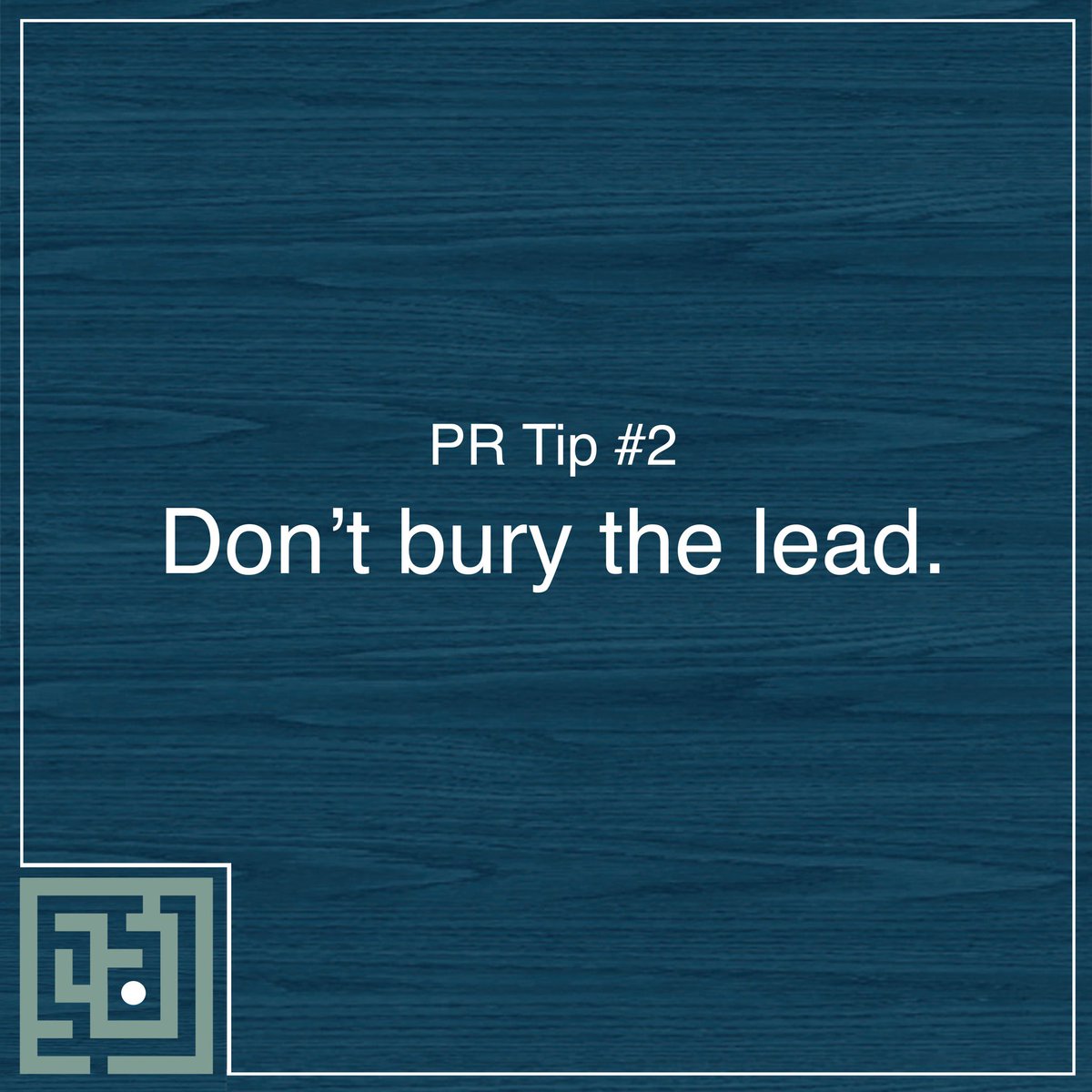 CarrollStratPR's tweet photo. #TuesdayTip ✔️ When trying to get your story in front of reporters, lead with the big idea. 
#carrollstrategies #publicrelations #PRtips #albuquerque #newmexico https://t.co/JiMQB74SYv