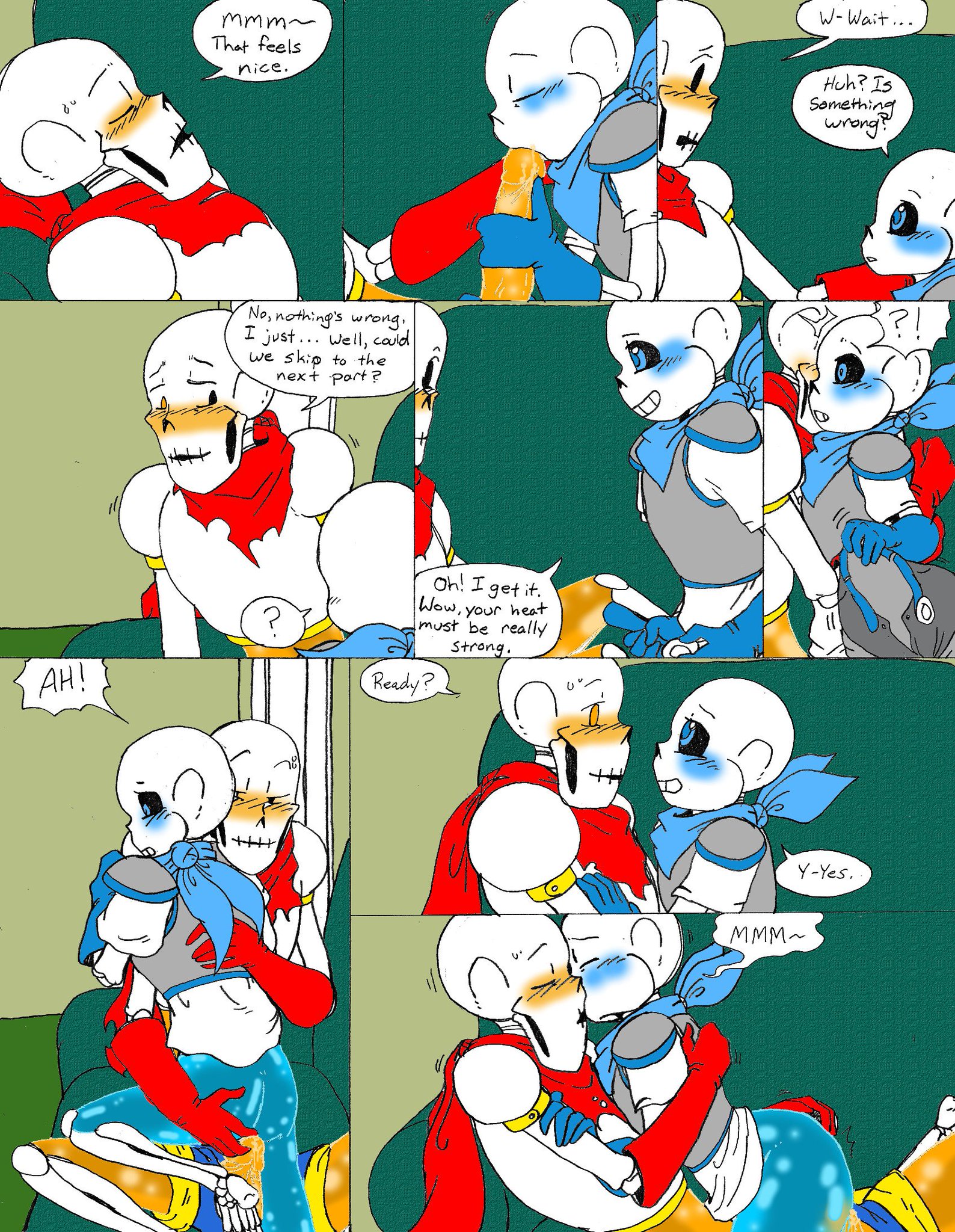 13thcatofthegate On Twitter Some Papyrus Blueberry Helping A Friend Nsfw Comic Undertale Underswap Fontcest Monsterporn Sex