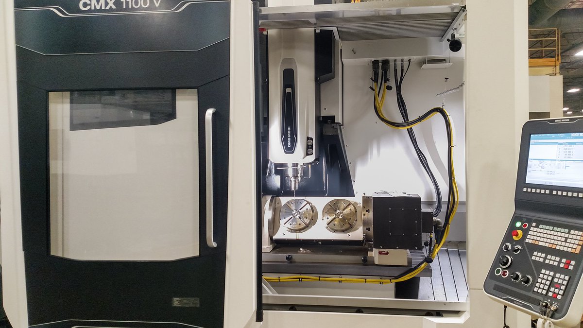 KomaPrecision's tweet photo. At one of our recent installs we upgraded this customer's 3-axis machine to a dual platter 5-axis setup which will minimize spindle downtime.
#KomaPrecision #Installation #5axis https://t.co/Fiid0UdfCg