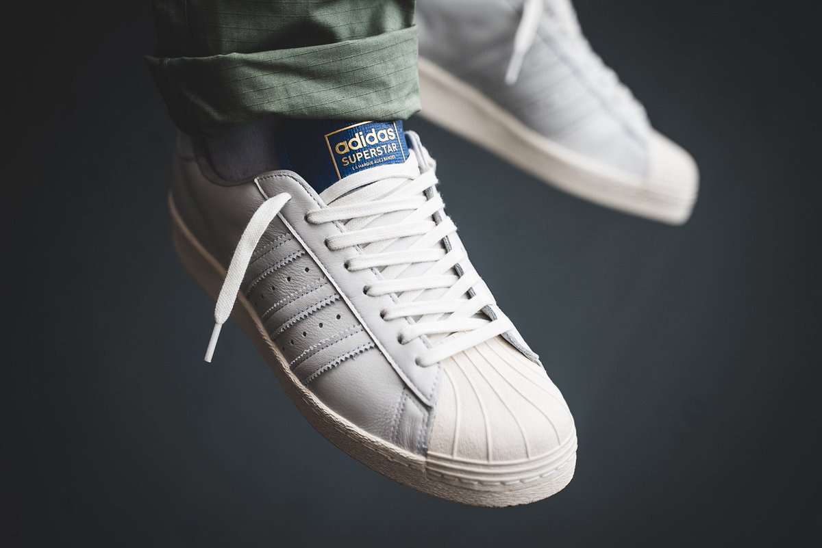 smokkel Wonen het is nutteloos 43einhalb on Twitter: "This premium version of the @adidasoriginals  Superstar is part of the »Blue Thread« collection, designed with  craftsmanship in mind. The upper is made of premium Italian leather. The new