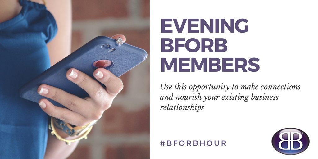 Evening #BforB members - how many businesses will you talk to tonight?

#BforBHour