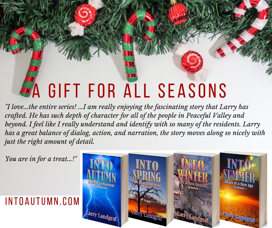 A Gift for all seasons! A #mustread #postapocalyptic series, The Four Seasons Series by Larry Landgraf @riverrmann What's under your tree? #SFFBC