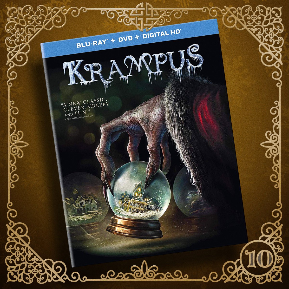 Krampus has come yet again, bringing us the Krampus DVD and Blu-Ray signed by <a href="/Mike_Dougherty/">Michael Dougherty</a>.  RT <a href="/Legendary/">Legendary</a>'s pinned Tweet to enter. #KrampusGiveaway Link to Purchase: amzn.to/2SC1eBh