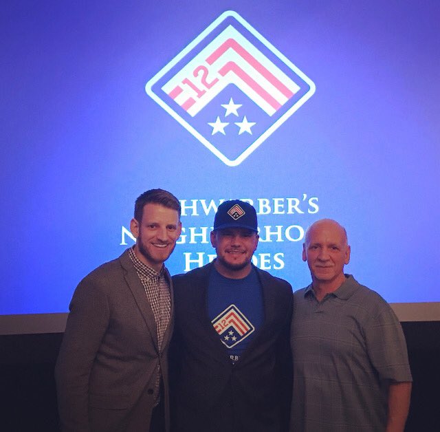 kschwarb12's tweet photo. What an honor it was to have first responders at our inaugural Schwarber’s Neighborhood Heroes Golf Tournament. It was an honor to meet everyone who came out and made this event special! Thank you to all who supported us! #SNH https://t.co/QNdMMEvQKe