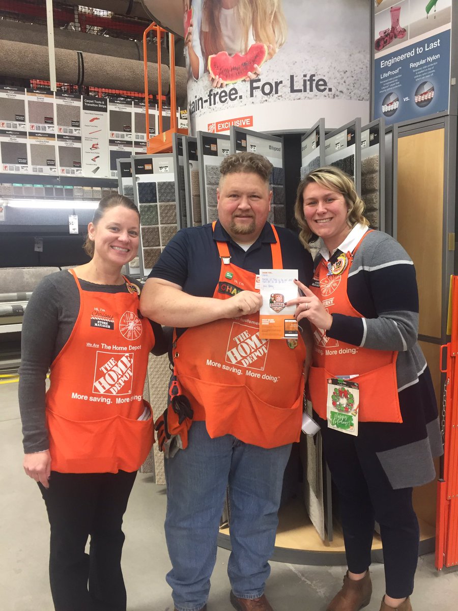 Celebrating a milestone award with Charles one of our Flooring Specialists ... congratulations!