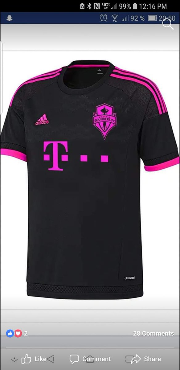 seattle sounders pink jersey