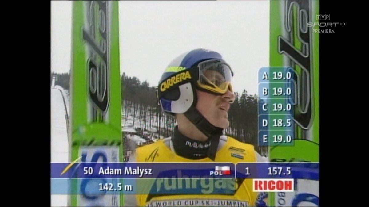oleksieradz's tweet photo. 142.5 M! ADAM MAŁYSZ JEST LIDEREM PO PIERWSZEJ SERII! 🔥🔥🔥 #skijumpingfamily #Willingen #skijumping https://t.co/QHidSUUGqQ