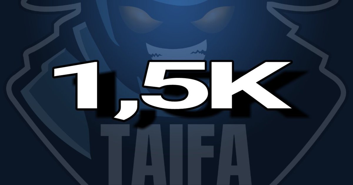 ¡Muchas gracias familia!

Tras un año y medio moviéndonos por esta red social que tanto promueve y ayuda a los #eSports alcanzamos la cifra de 1500 fieles seguidores que en sus más y en sus menos aportan su granito de arena para que todo esto sea posible.

#FamilyTaifa #1,5k