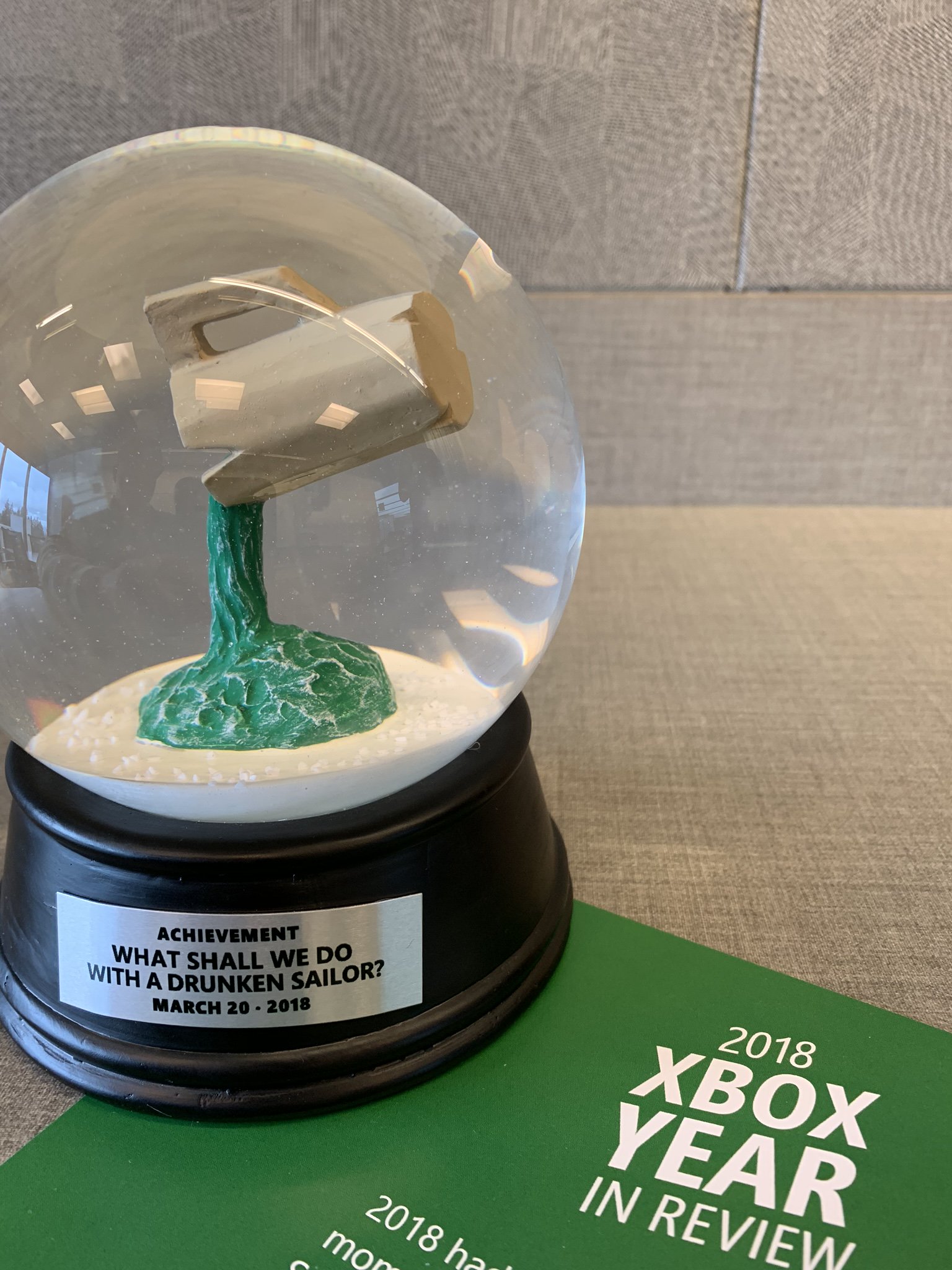 Gewaad letterlijk Okkernoot Larry Hryb 💫✨ on Twitter: "The 2018 Xbox Year In Review snow globe that  appeared on my desk today. ❄ ⛄🎄 enjoy the fine camera work of  @jeffrubenstein 😍 https://t.co/5mYXpLrRij" / Twitter