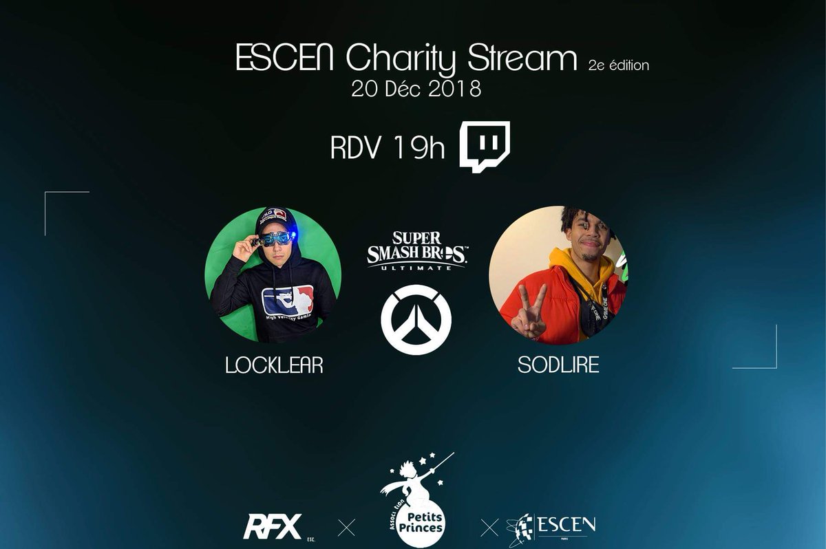 Bon la #Famaxx ❤️ 
RDV Ce jeudi 20/12 à 19h pour un stream caritatif !
Je serais en compagnie du beau <a href="/Lockl34r/">Locklear</a> et de la <a href="/EsportReflex/">Reflex Esport Club</a> pour cette soirée!
Venez nombreux soutenir <a href="/petitsprinces/">AssoPetitsPrinces</a> pour cette fin d'années  🎄🎁

Y'aura des giveaway offert par <a href="/Goclecd/">Goclecd.fr</a> ❤️❤️