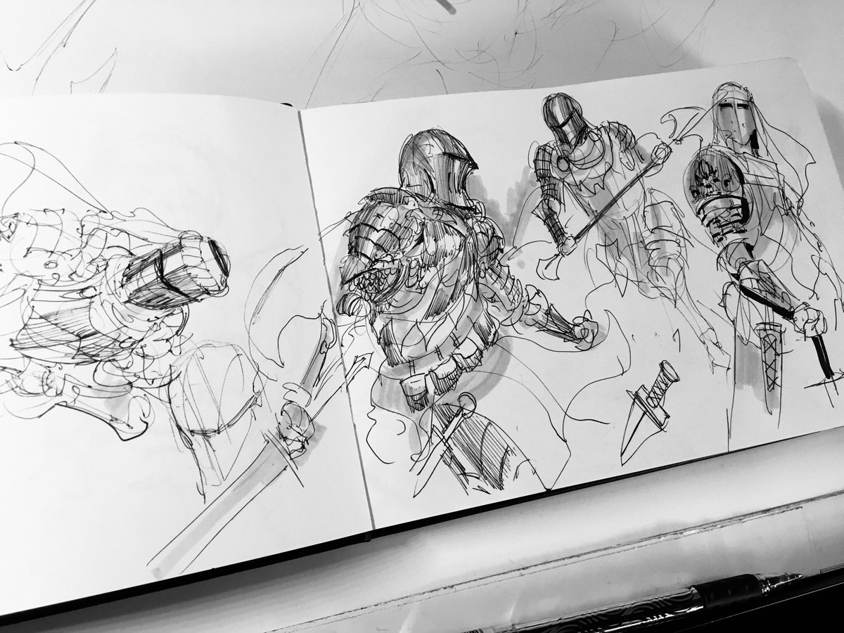 Some sketching today 