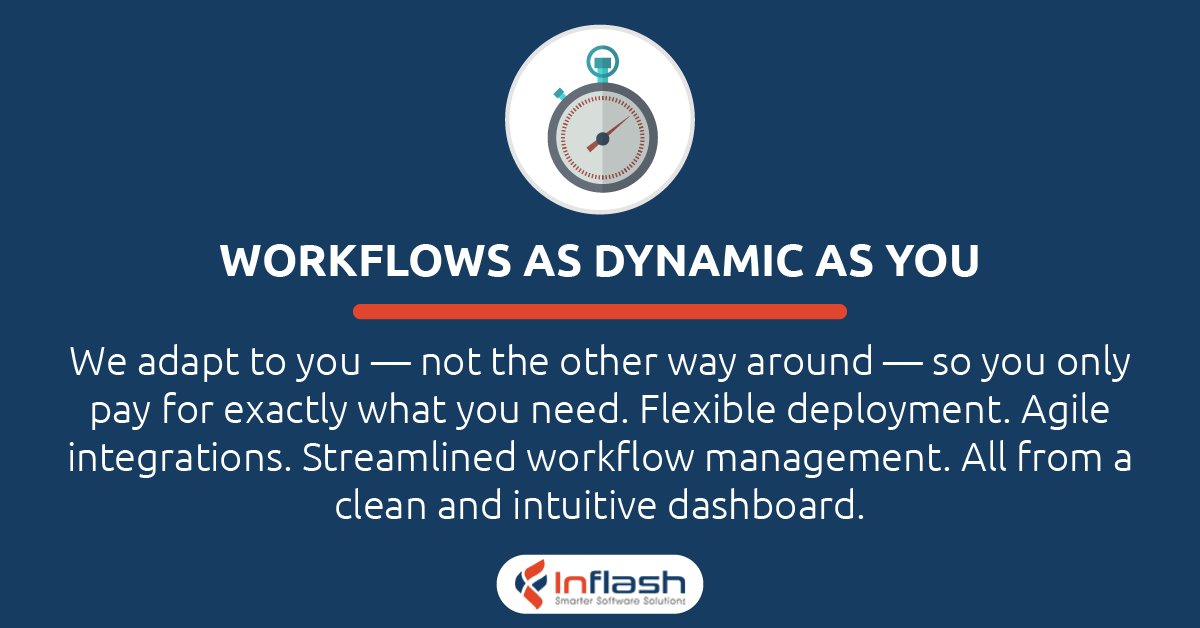 Inflashsoftware's tweet image. Your team is full of individuals who each have their own best way of working. We understand that which is why our workflow is flexible to your unique needs!
inflash.com
#InFlash #DynamicWorkflow #FlexFlow