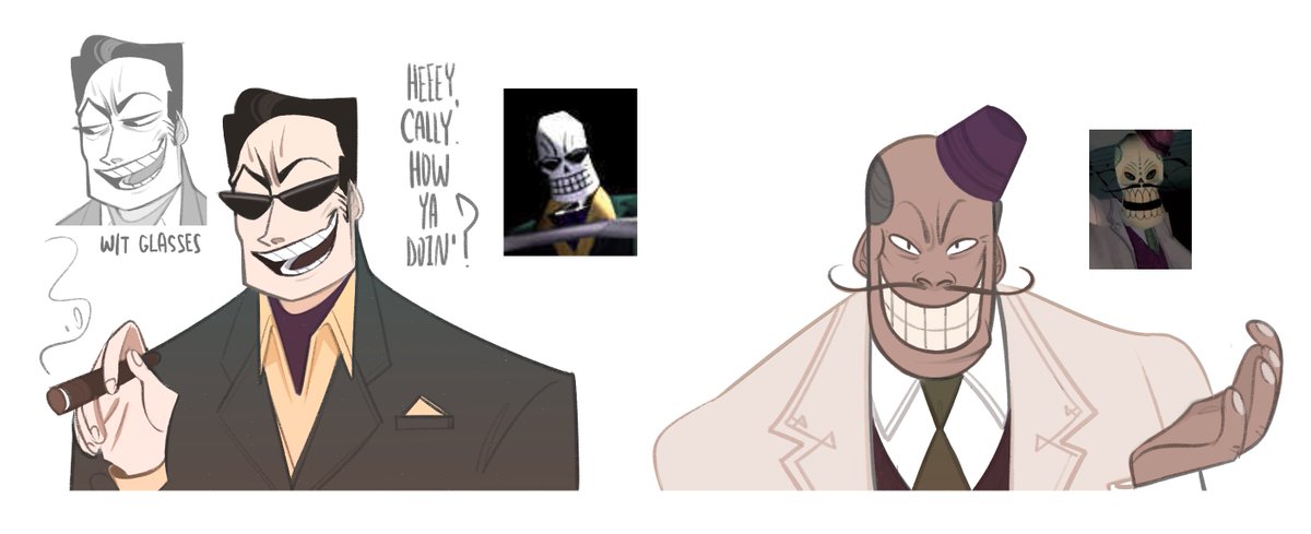 Some of my #grimfandango humanization headcanons 