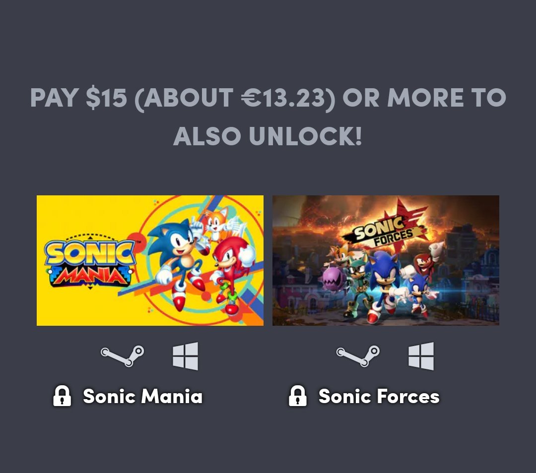 Jimy Drive On Twitter Pedazo De Humble Bundle Por Menos De 14 Euros Podeis Conseguir Sonic Adventure Sonic Generations Sonic Lost World Sonic Forces Sonic Mania Y Muchos Mas Https T Co Bvmmsom8ur