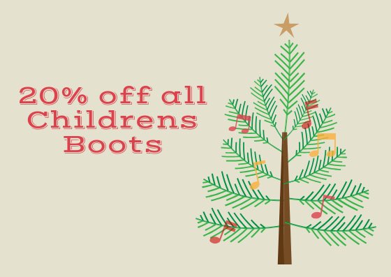 Your little ones will love a pair of boots under the tree this year! Stop by and come get a pair of children’s boots for 20% off, including the ones already on sale!! 🎄🎄🎄🎄