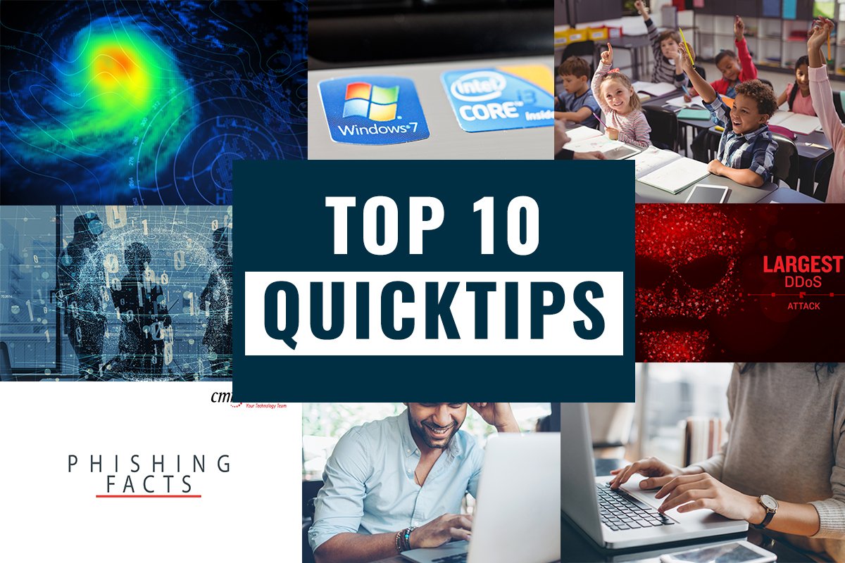 NavinGupta's tweet photo. Read our top 10 Technology QuickTips of 2018! https://t.co/k9qOcZnIMY https://t.co/0hWhLJaepP