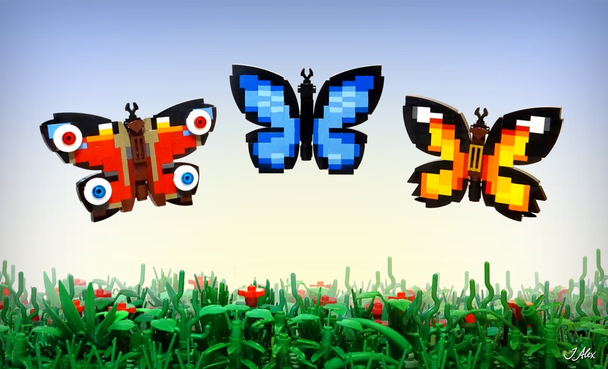 Butterflies - my latest LEGO Ideas project, that might become a real LEGO set! Check it out on the link below, and please give it your support if you like it!  
ideas.lego.com/projects/321a5…

#lego #butterflies #moc #afol #legoideas #nature #insects #legoart