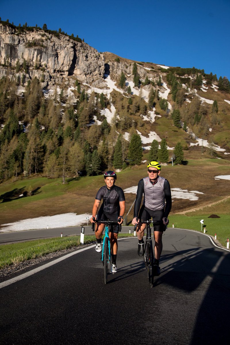 Looking forward to shaking off this  ‘orrible bug and getting back on my bike! Throwback to the Continental Shoot makes me smile 😊 #OQRideFast #ShiftActiveMedia #ContinentalGP5000 #ItsYourTime #Dolomites #Italy #bikelife #cycling