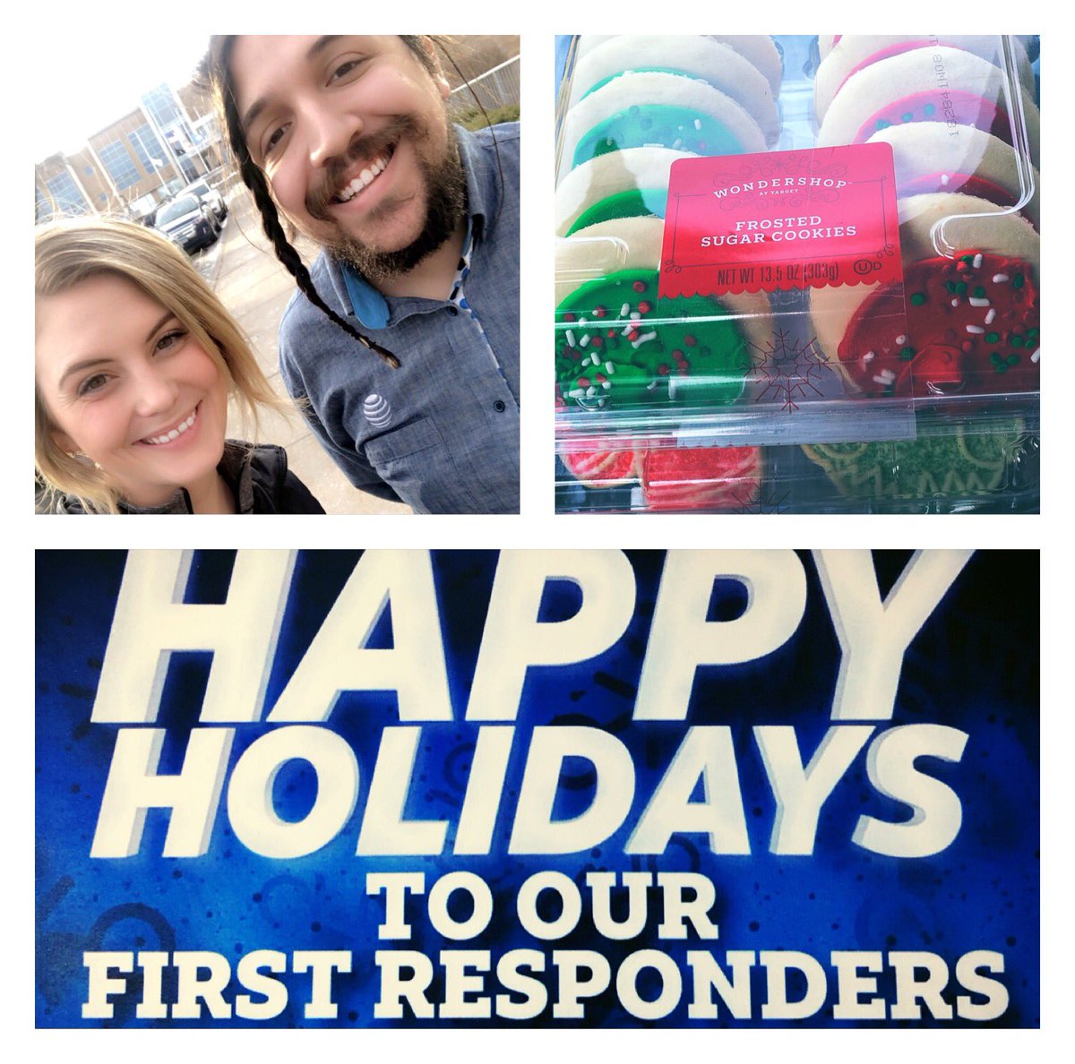 Hitting the streets to show appreciation for our First Responders! Happy Holidays to all First Responders and Thank You for all you do! #BOLDNorthenPlains #PowerCentral #FirstNet