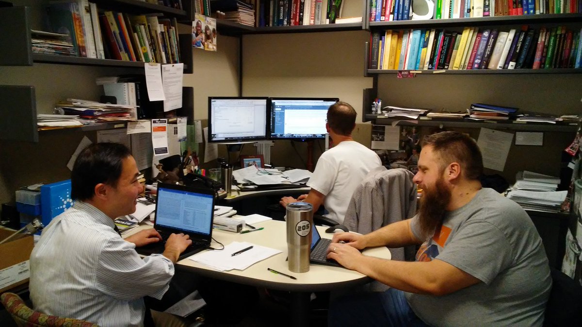 Having fun working with these guys on our NSF proposal! #GoHope <a href="/JasonGillmore/">Jason G. Gillmore</a> <a href="/KeithKuwata/">Keith Kuwata</a>