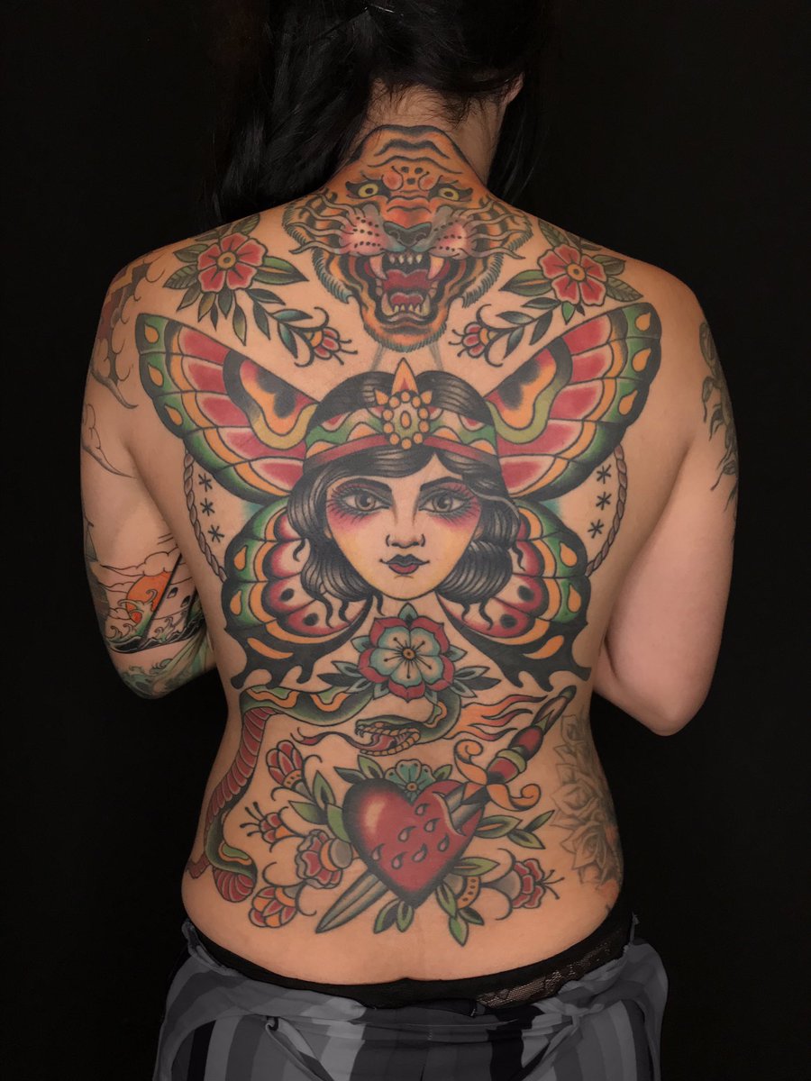 natefierro's tweet photo. Marissa’s back all done and healed. I am booking now for 2019, January through December. Please visit https://t.co/3nd3XugfCw to book an appointment. I’ll be answering emails everyday. Follow me on Instagram https://t.co/hozAxaDrhU for more work and updates. Thanks! https://t.co/ZVMj6n86Td