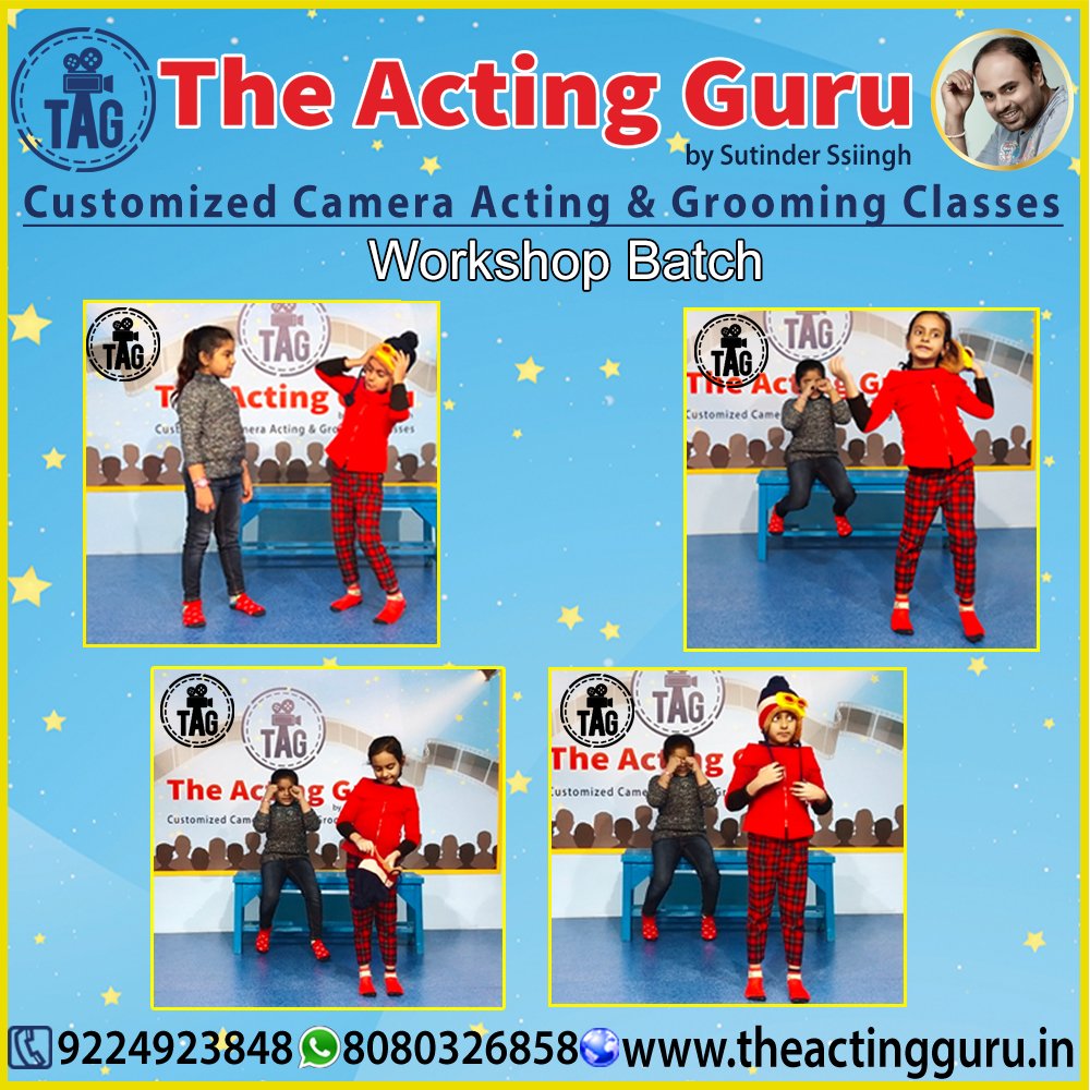 SutinderSsiingh's tweet photo. TAG announces special Classes for kids.
Enrol now.
#tag #theactingguru #sutinderssiingh #kidsbatch #actingclasses https://t.co/t2OfHUN7U3