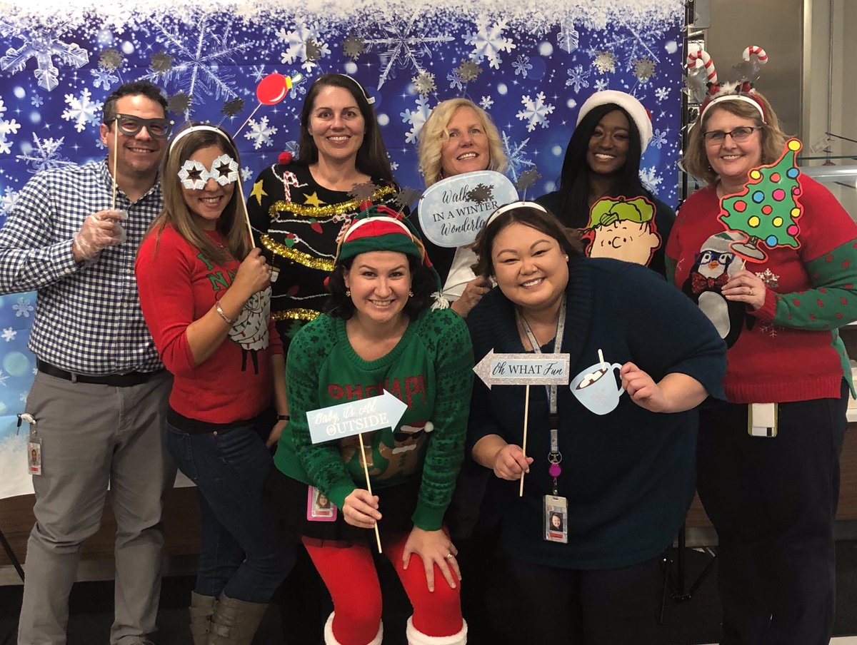ezimhouse's tweet photo. βTis the season for fun & friends! Enjoy the holidays! #hellowork #workhappy #OneADP #uglysweater https://t.co/eK8FWDNwUJ