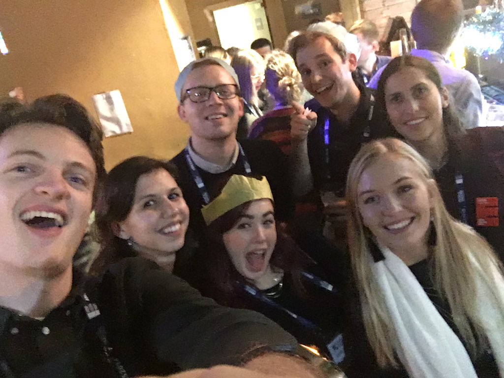 JAppliedEcology's tweet photo. The @BritishEcolSoc team getting into #BESfest and realising we’re not very good at selfies. Thank you to our president and @JEcology Senior Editor for humouring us! #BES2018 https://t.co/YNoG6nLVN1