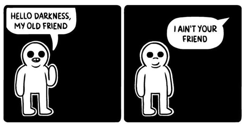 MonaPrimo's tweet photo. Depression is a sneaky piece of s#&amp;%. https://t.co/Zi9WPMQ3fC https://t.co/nsnAWI8Msg