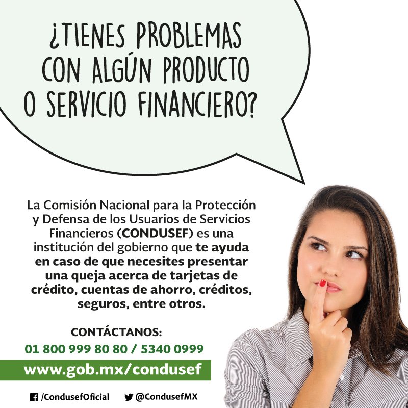 CondusefMX's tweet photo. ¿La aseguradora no cumplió con lo establecido en la póliza? Llámanos al 01800 999 8080 y los asesoramos para iniciar su reclamación. https://t.co/oh79AS38qA