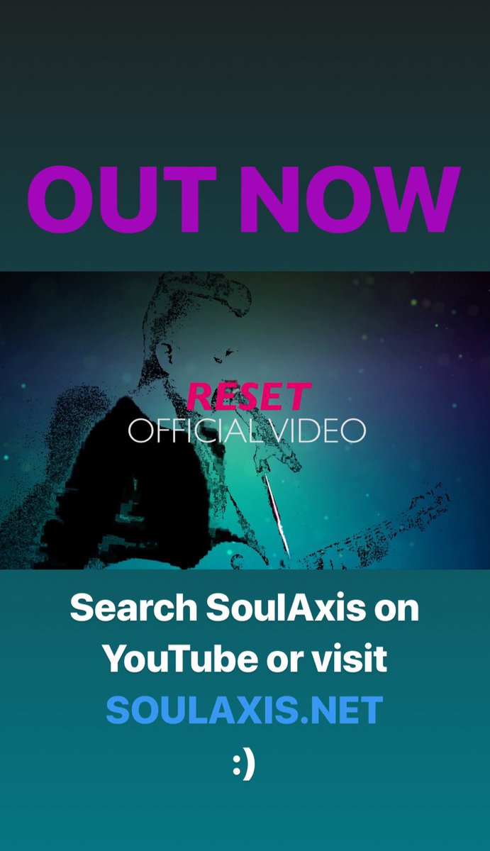 RealSoulAxis's tweet image. Our new single “Reset” is out everywhere you listen to music. Our video is now up on YouTube as well! LINK HERE: youtu.be/4AKI3sL2Wzw