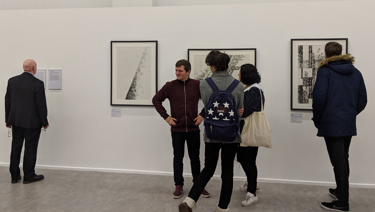 Emmalloydart's tweet image. First photo set from the private view of my solo show #beyondthelinear on 12th Dec @SalfordMuseum. Had such a wonderful evening... Huge thank you to everyone involved in bringing this together! So blessed to have worked with such a fabulous team. We did it!!